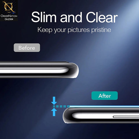 Xiaomi 12X Protector - Black - 9H Ultra Thin Scratch-Resistant Camera Lens Glass Protector