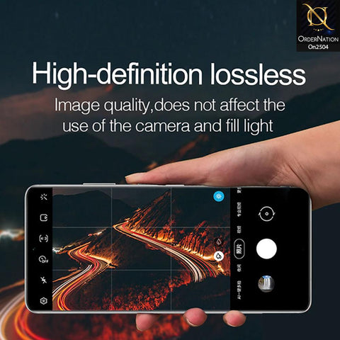 Oppo Reno 6 Pro 5G Protector - Black - 9H Ultra Thin Scratch-Resistant Camera Lens Glass Protector