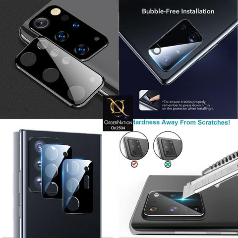 Huawei P40 Pro Protector - Black - 9H Ultra Thin Scratch-Resistant Camera Lens Glass Protector