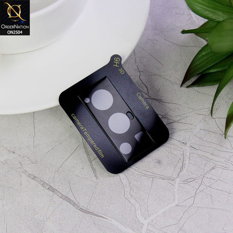 Vivo X70 Pro Protector - Black - 9H Ultra Thin Scratch-Resistant Camera Lens Glass Protector