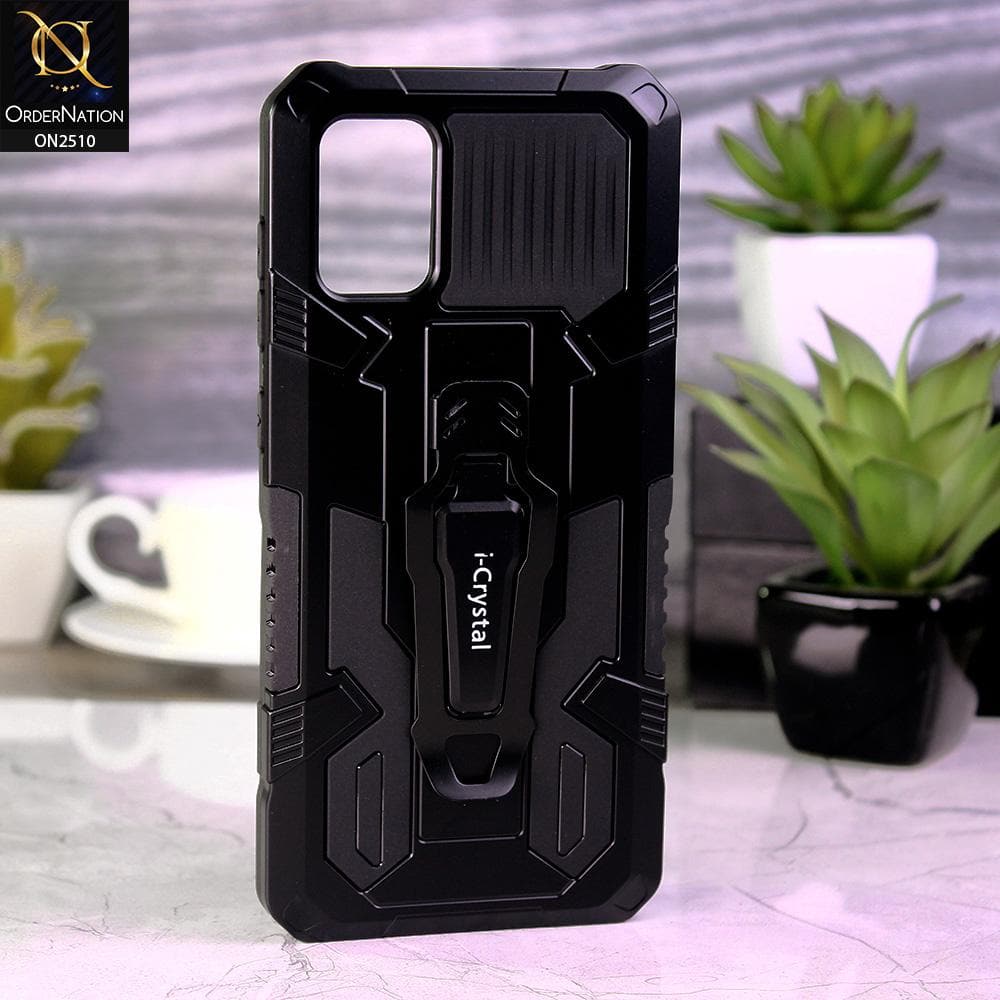 Samsung Galaxy A71 Cover - Black - New Stylish Hybrid Ultra Protection Soft Case