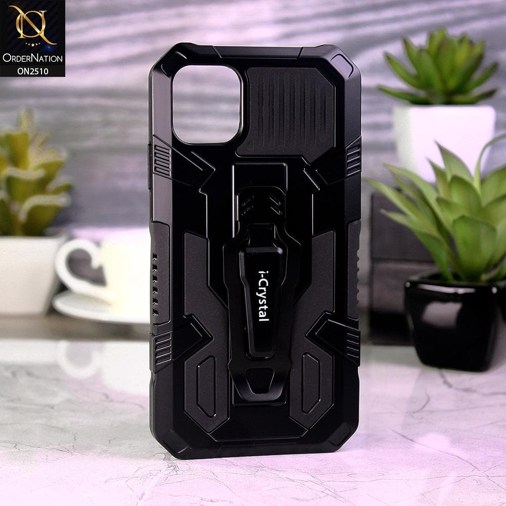 iPhone 11 Pro Cover - Black - New Stylish Hybrid Ultra Protection Soft Case