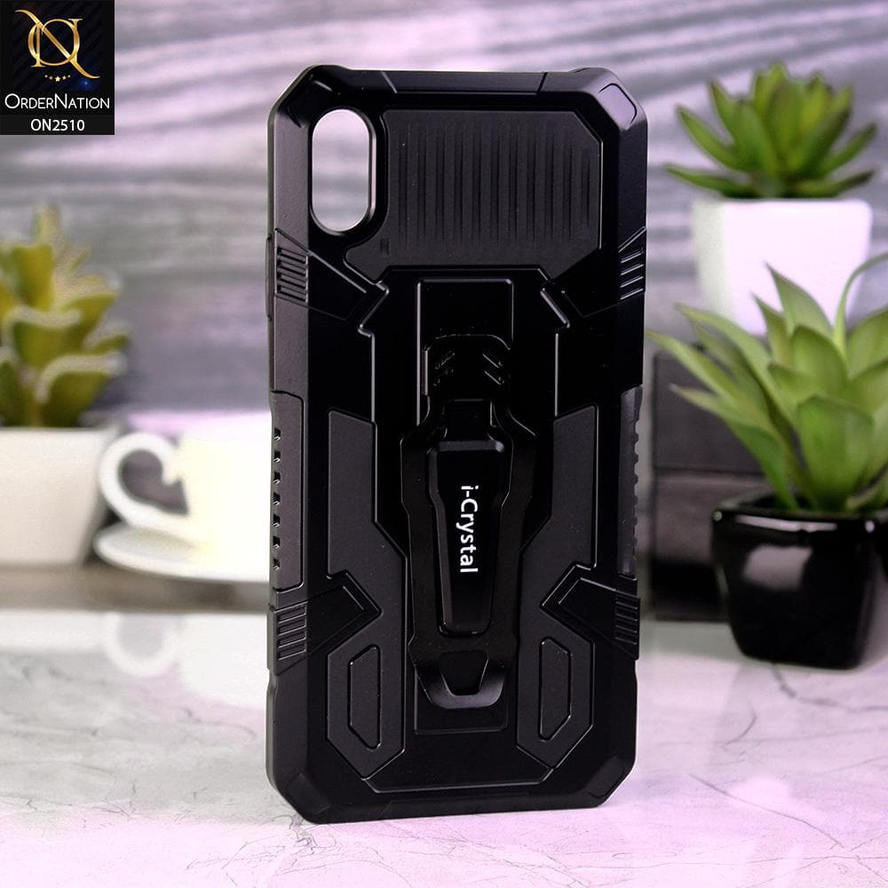 iPhone XS / X Cover - Black - New Stylish Hybrid Ultra Protection Soft Case