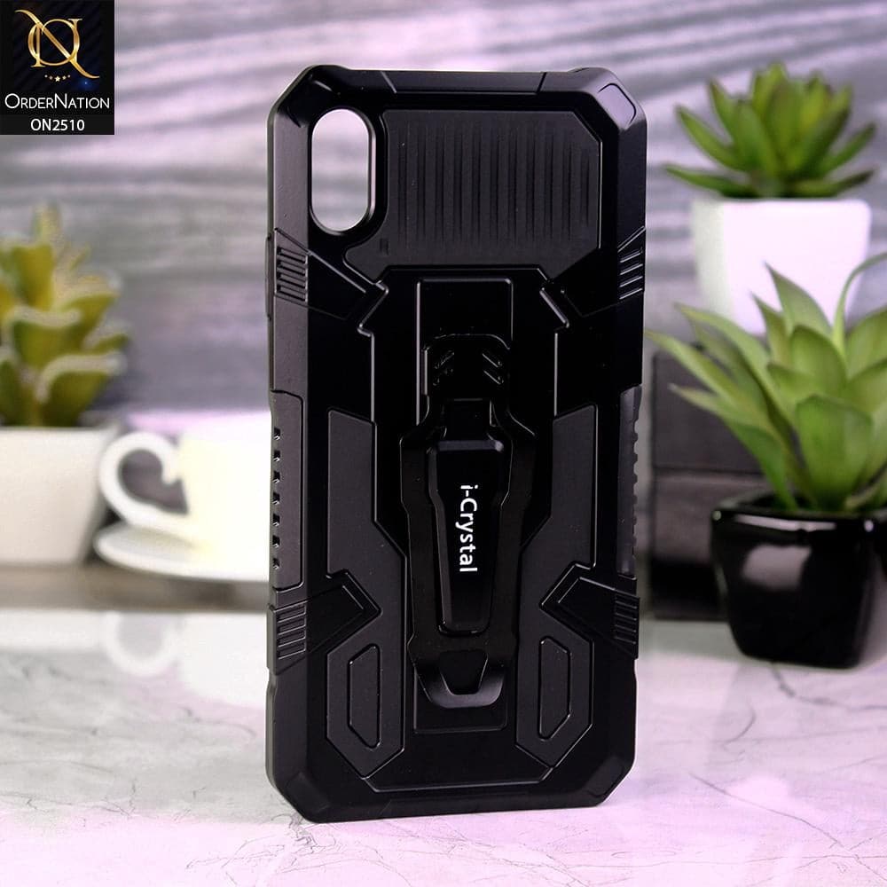 iPhone XS Max Cover - Black - New Stylish Hybrid Ultra Protection Soft Case