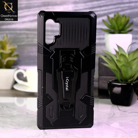 Samsung Galaxy Note 10 Plus Cover - Black - New Stylish Hybrid Ultra Protection Soft Case