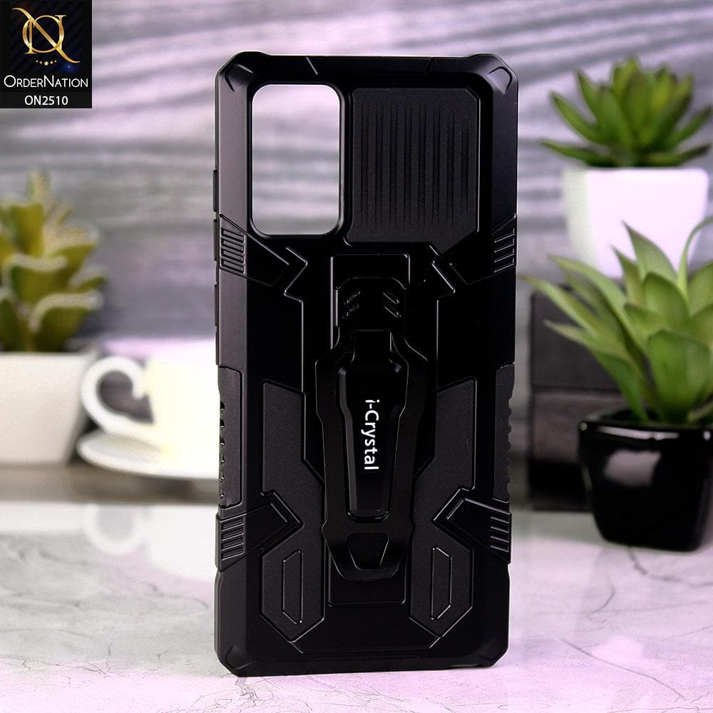 Samsung Galaxy Note 20 Cover - Black - New Stylish Hybrid Ultra Protection Soft Case