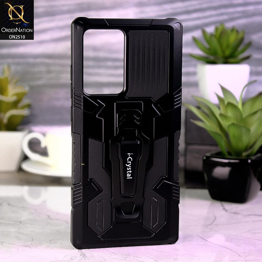 Samsung Galaxy Note 20 Ultra Cover - Black - New Stylish Hybrid Ultra Protection Soft Case