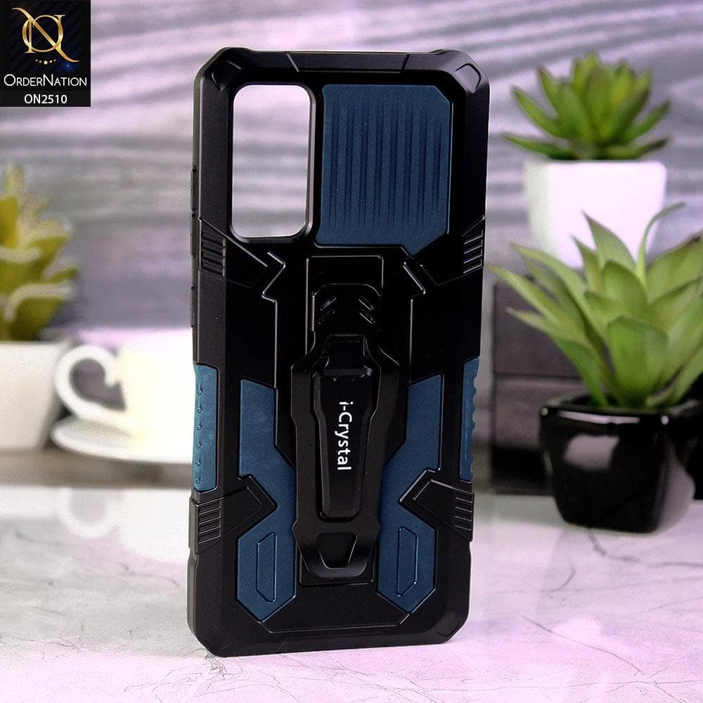 Samsung Galaxy S20 FE Cover - Blue - New Stylish Hybrid Ultra Protection Soft Case