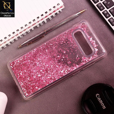 Samsung Galaxy S10 Plus Cover Pink New Fashion Style Liquid
