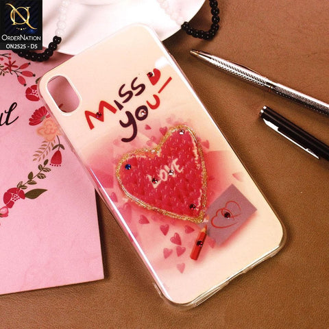 iPhone XS / X Cover - Design 5 - Girlish Fashion Style Shiny Soft Case