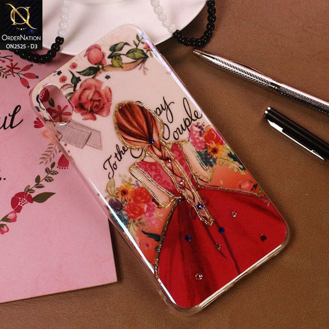 iPhone XS Max Cover - Design 3 - Girlish Fashion Style Shiny Soft Case