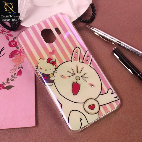 Samsung Galaxy J4 2018 Cover - Design 14. - Girlish Fashion Style Shiny Soft Case