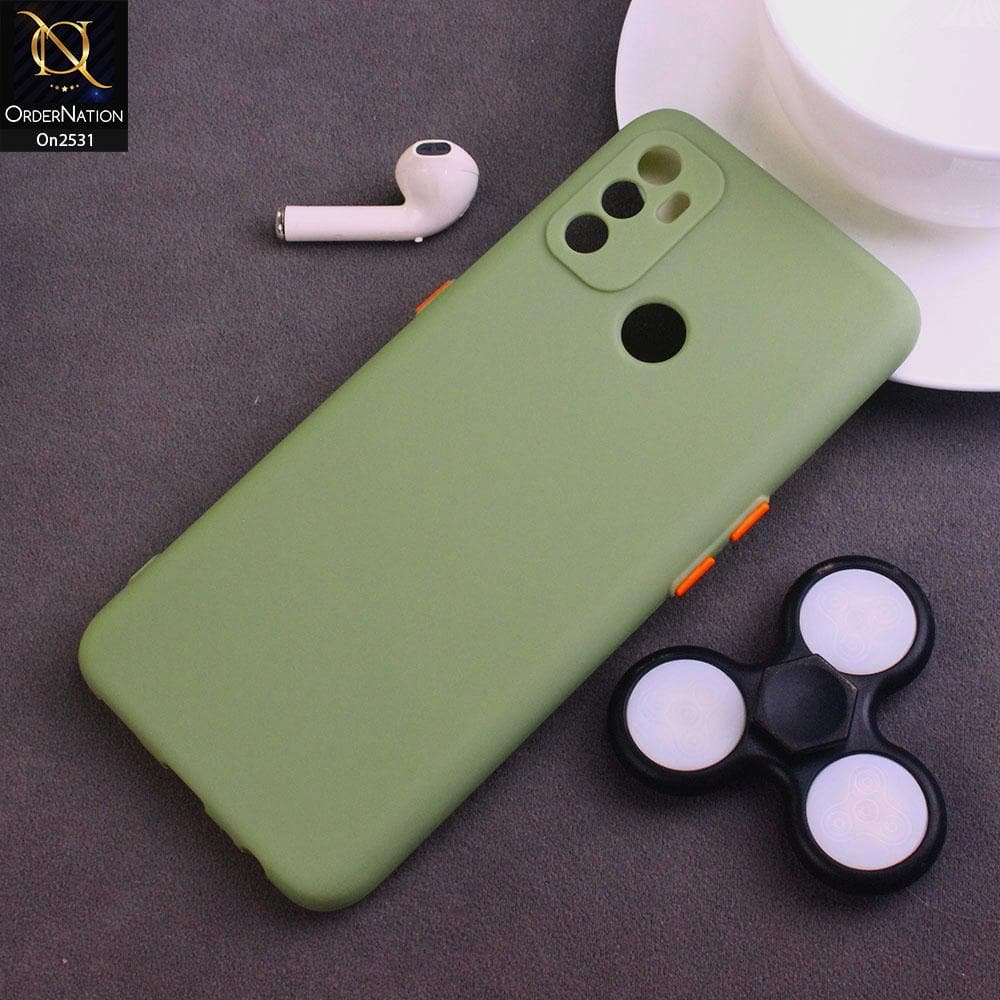 Oppo A53s Cover - Green - Soft Matt Candy Color Case