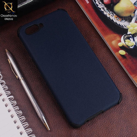 Oppo A12e Cover - Blue - New Stylish Feelable Dotted Texture Soft Case