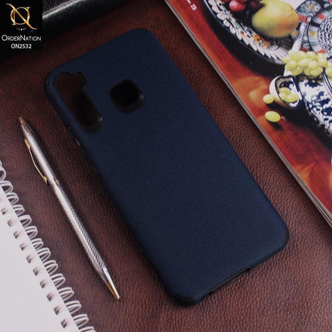 Infinix S5 Cover - Blue - New Stylish Feelable Dotted Texture Soft Case