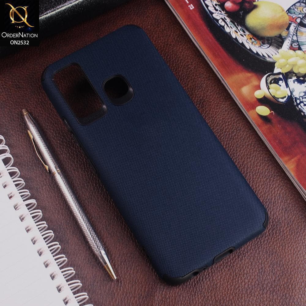 Tecno Spark 5 pro Cover - Blue - New Stylish Feelable Dotted Texture Soft Case