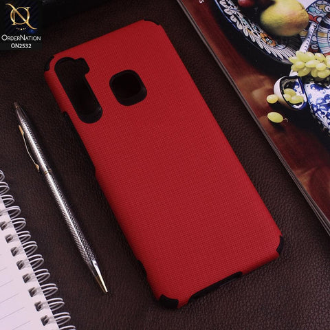 Infinix S5 Cover - Red - New Stylish Feelable Dotted Texture Soft Case