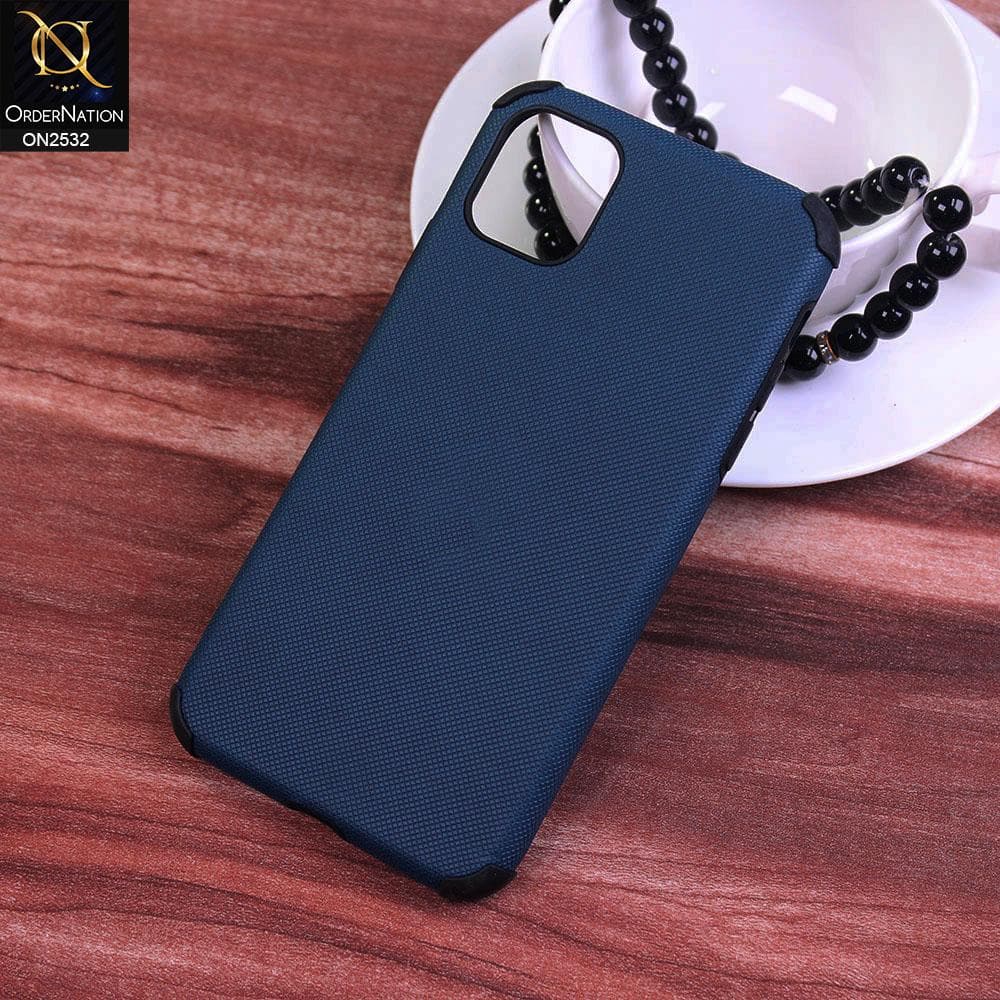 iPhone 11 Cover - Blue - New Stylish Feelable Dotted Texture Soft Case