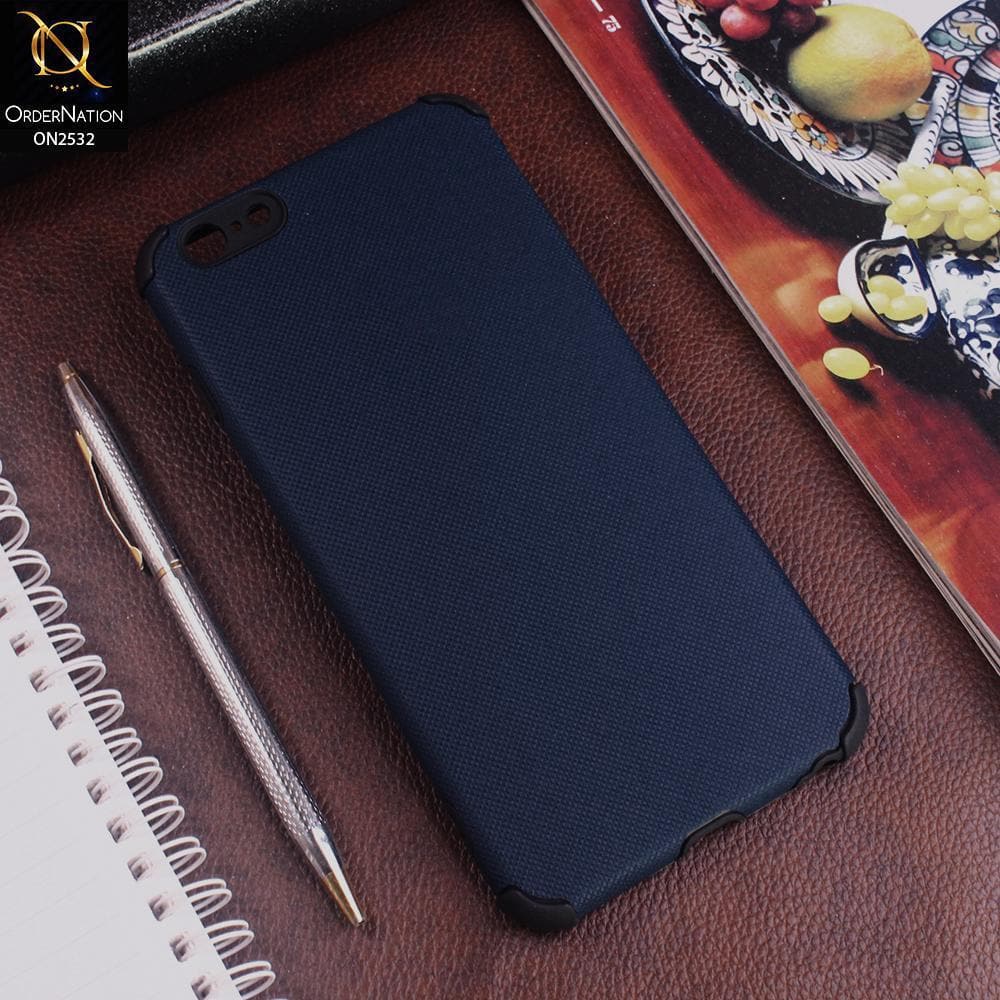 iPhone 6s Plus / 6 Plus Cover - Blue - New Stylish Feelable Dotted Texture Soft Case