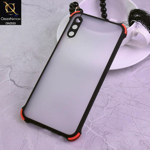 Honor 9X Pro Cover - Black - Semi Transparent Matte Shockproof Camera Ring Protection Case