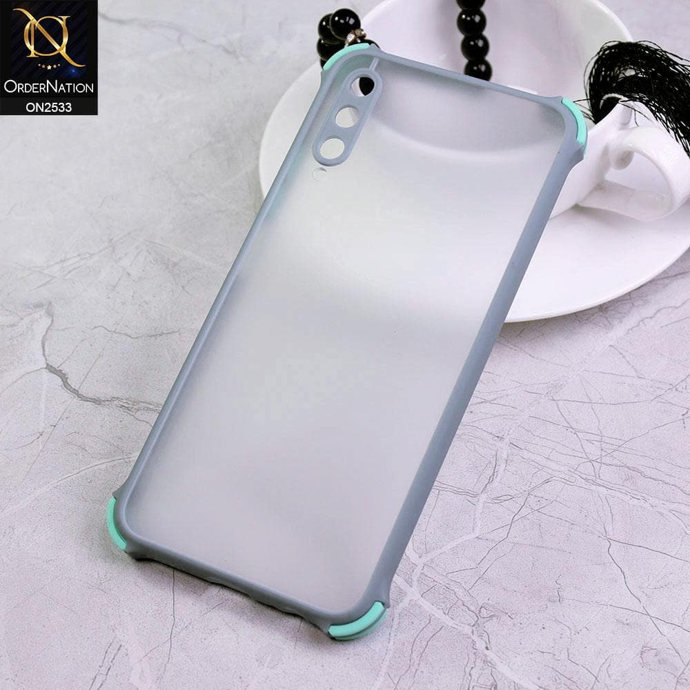 Honor 9X Pro Cover - Gray - Semi Transparent Matte Shockproof Camera Ring Protection Case
