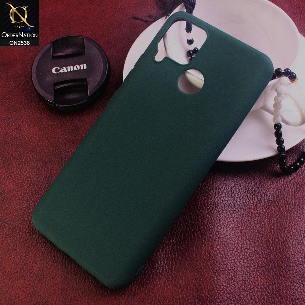 Realme C12 Cover - Green - New Silicone Ultra Thin Soft Tpu Jelly Case
