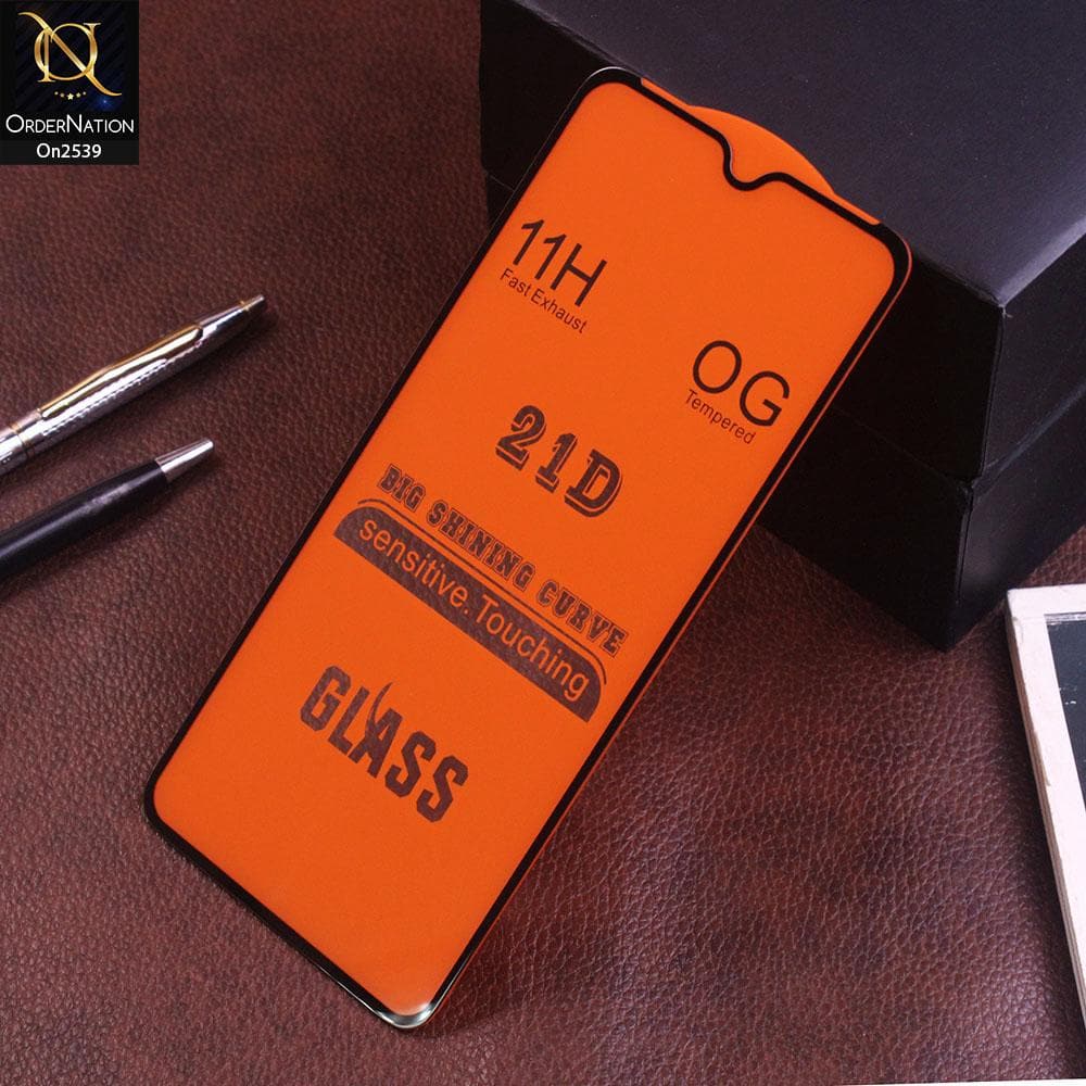Oppo A1k - Xtreme Quality 21D Tempered Glass With 9H Hardness