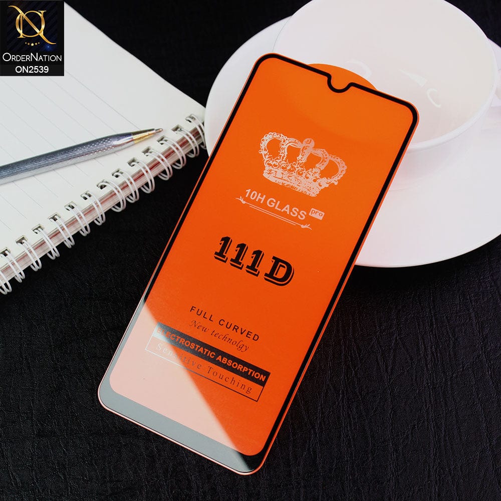Samsung Galaxy A50s Protector - Xtreme Quality 111D Tempered Glass With 9H Hardness