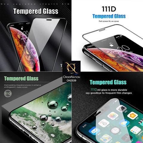 Samsung Galaxy A30 Protector - Xtreme Quality 111D Tempered Glass With 9H Hardness