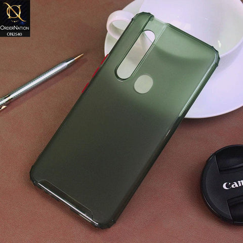 Tecno Camon 15 Pro Cover - Green - Candy Assorted Color Soft Semi-Transparent Case