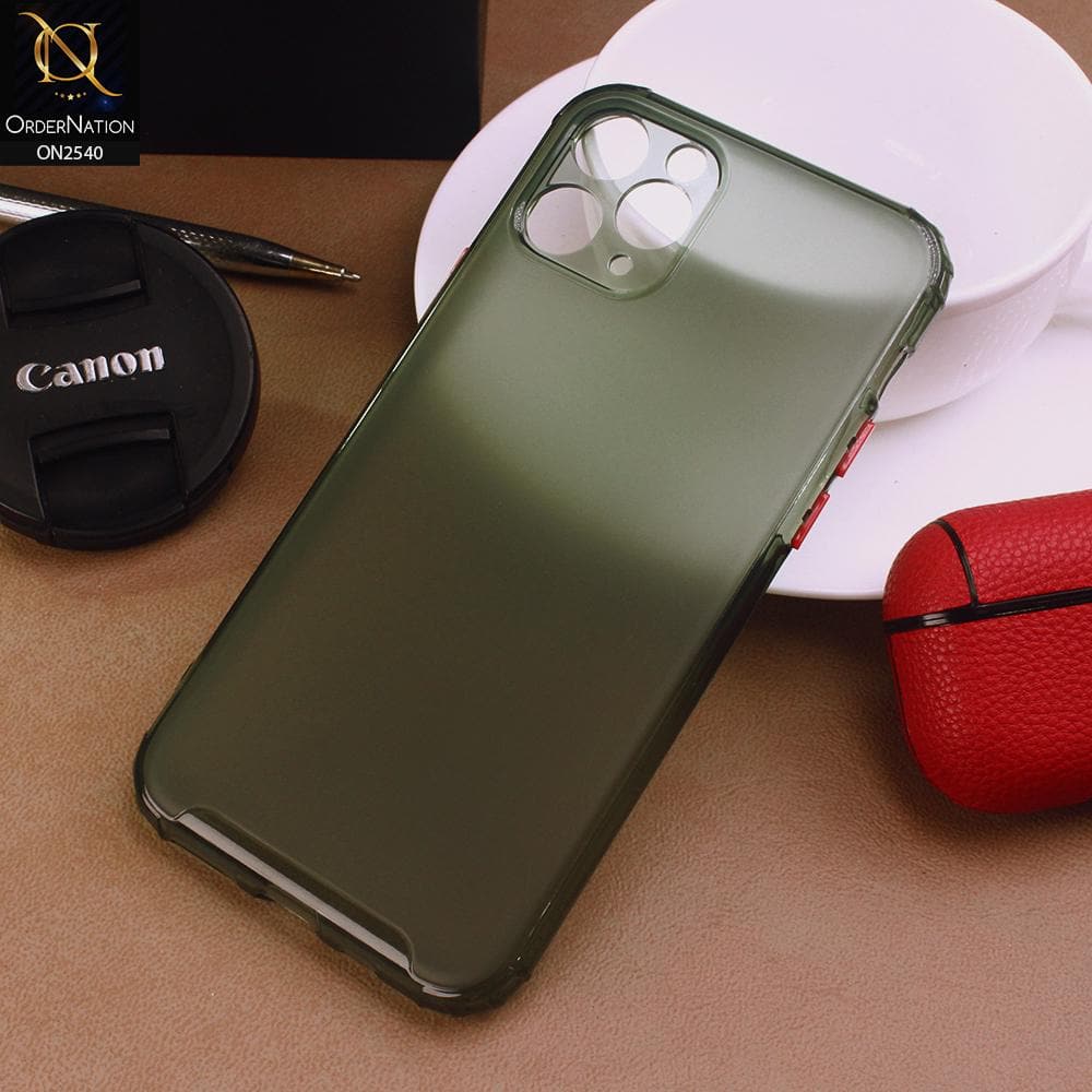 iPhone 11 Pro Cover - Green - Candy Assorted Color Soft Semi-Transparent Case