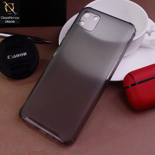 Realme C11 Cover - Black - Candy Assorted Color Soft Semi-Transparent Case