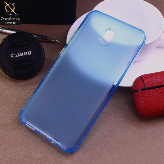 Xiaomi Redmi 8A Cover - Blue - Candy Assorted Color Soft Semi-Transparent Case