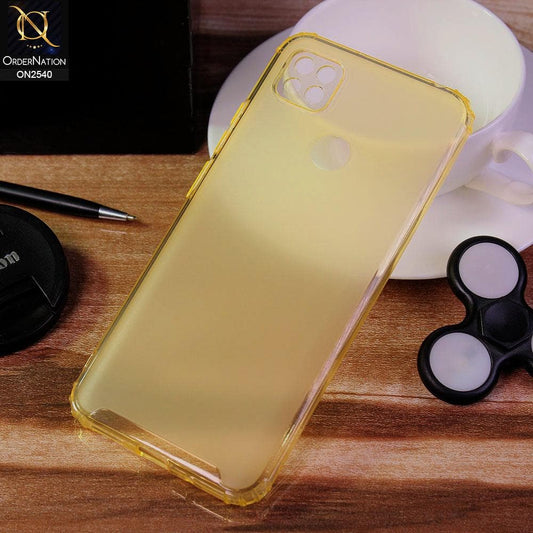 Xiaomi Redmi 9C Cover - Yellow - Candy Assorted Color Soft Semi-Transparent Case