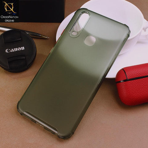 Vivo Y17 Cover - Green - Candy Assorted Color Soft Semi-Transparent Case