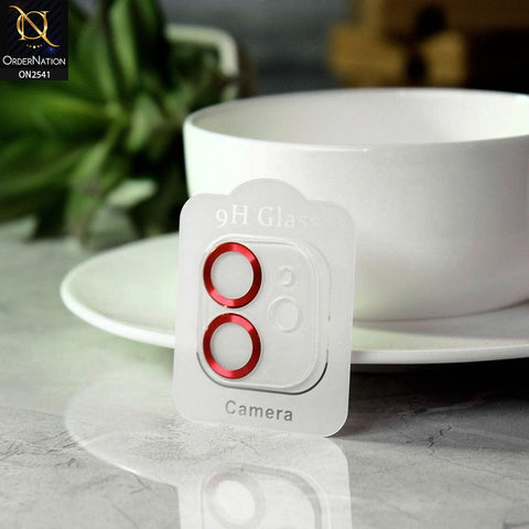 iPhone 11 Camera Protector - Red - Aura Color Circles Camera Lens Protector