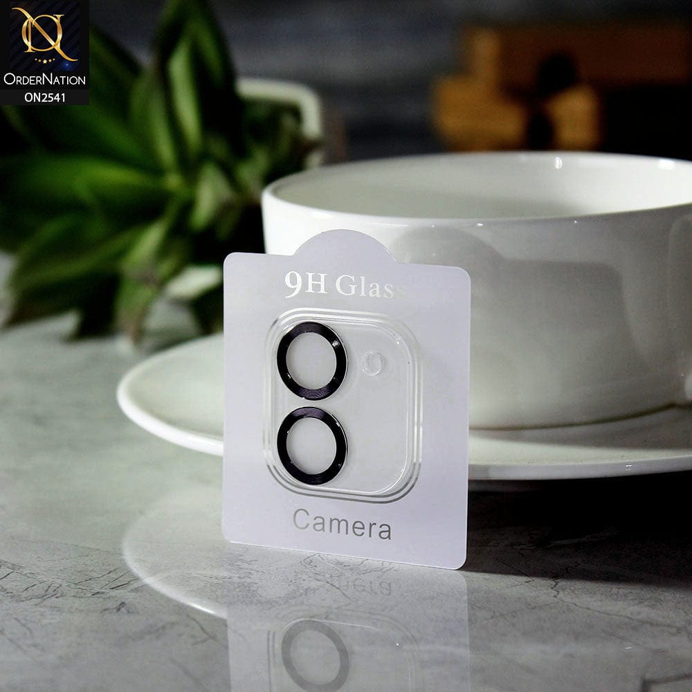 iPhone 12 Camera Protector - Black - Aura Color Circles Camera Lens Protector