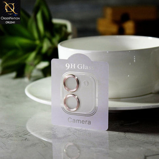 iPhone 12 Mini Camera Protector - Golden - Aura Color Circles Camera Lens Protector