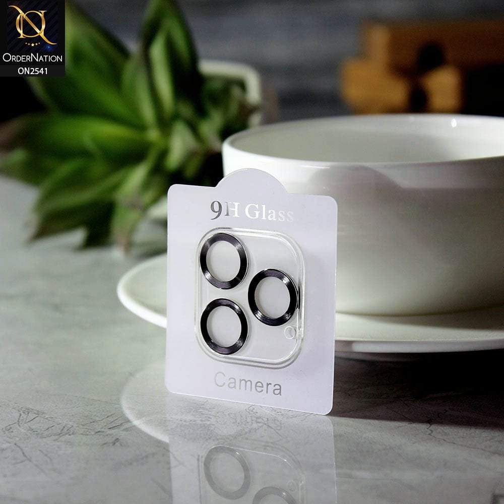 iPhone 12 Pro Camera Protector - Black - Aura Color Circles Camera Lens Protector
