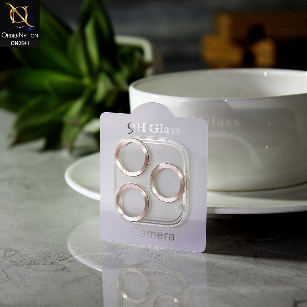 iPhone 12 Pro Max Camera Protector - Golden - Aura Color Circles Camera Lens Protector