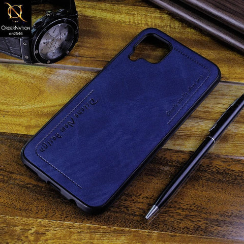 Huawei P40 lite Cover - Blue - New Design Jeans Texture Leather Soft Case