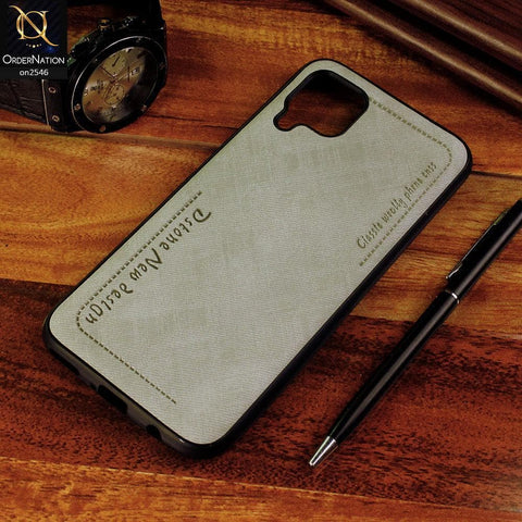 Huawei Nova 7i Cover - Gray - New Design Jeans Texture Leather Soft Case