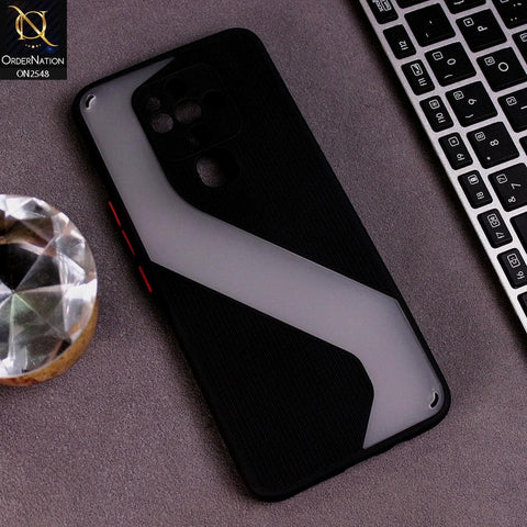 Tecno Camon 16 Pro Cover - Black - New Ziggy Line Wavy Style Soft Case