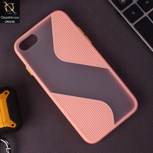 iPhone 6S / 6 Cover - Pink - New Ziggy Line Wavy Style Soft Case