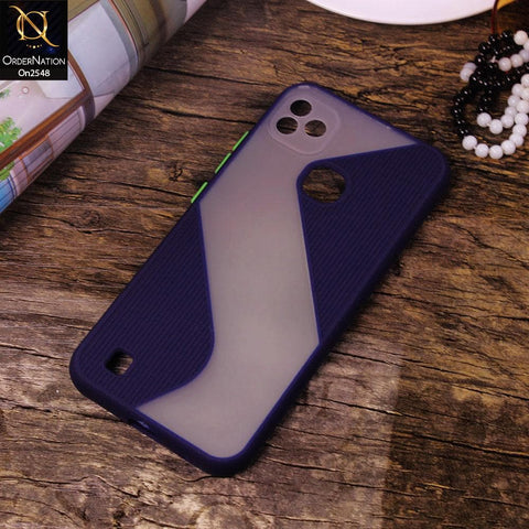 Infinix Smart HD 2021 - Blue - New Ziggy Line Wavy Style Soft Case