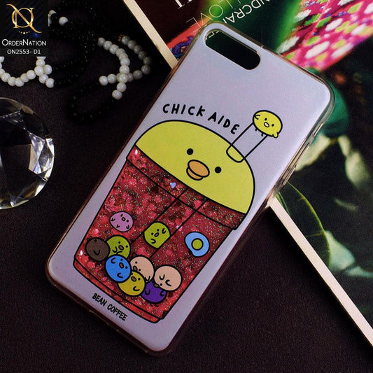 iPhone 8 Plus / 7 Plus Cover - Design 1 - New Stylish Ice Cream Shake 3D Moving Liquid Glitter Case