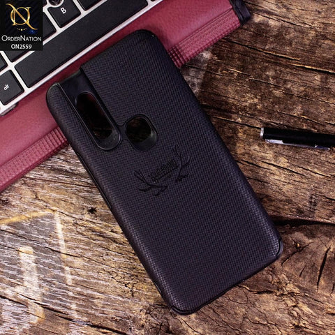 Infinix S5 Pro Cover - Black - New Dot Texture PU Leather Soft Case