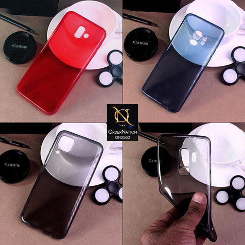 Infinix Hot 9 Play - Black - Assorted Candy Color Transparent Soft Case