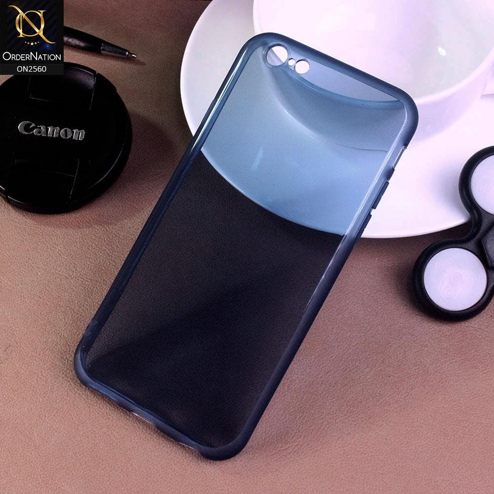 iPhone 6S / 6 - Blue - Assorted Candy Color Transparent Soft Case