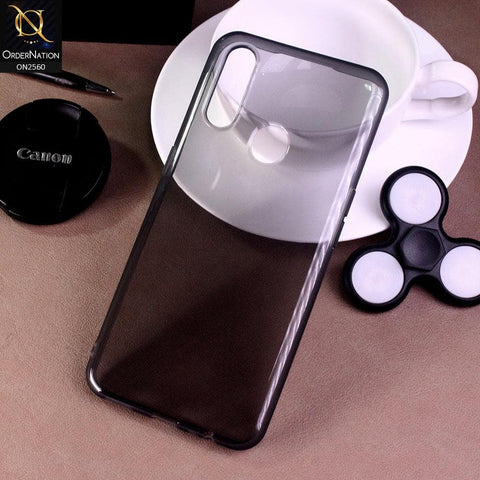 Oppo A8 - Black - Assorted Candy Color Transparent Soft Case